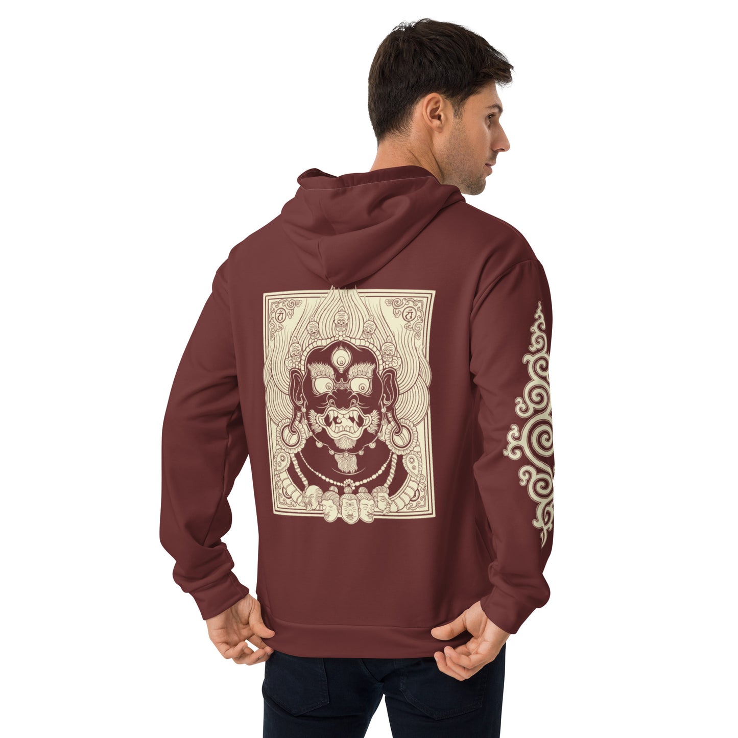 Mahakala - Red - Unisex Hoodie