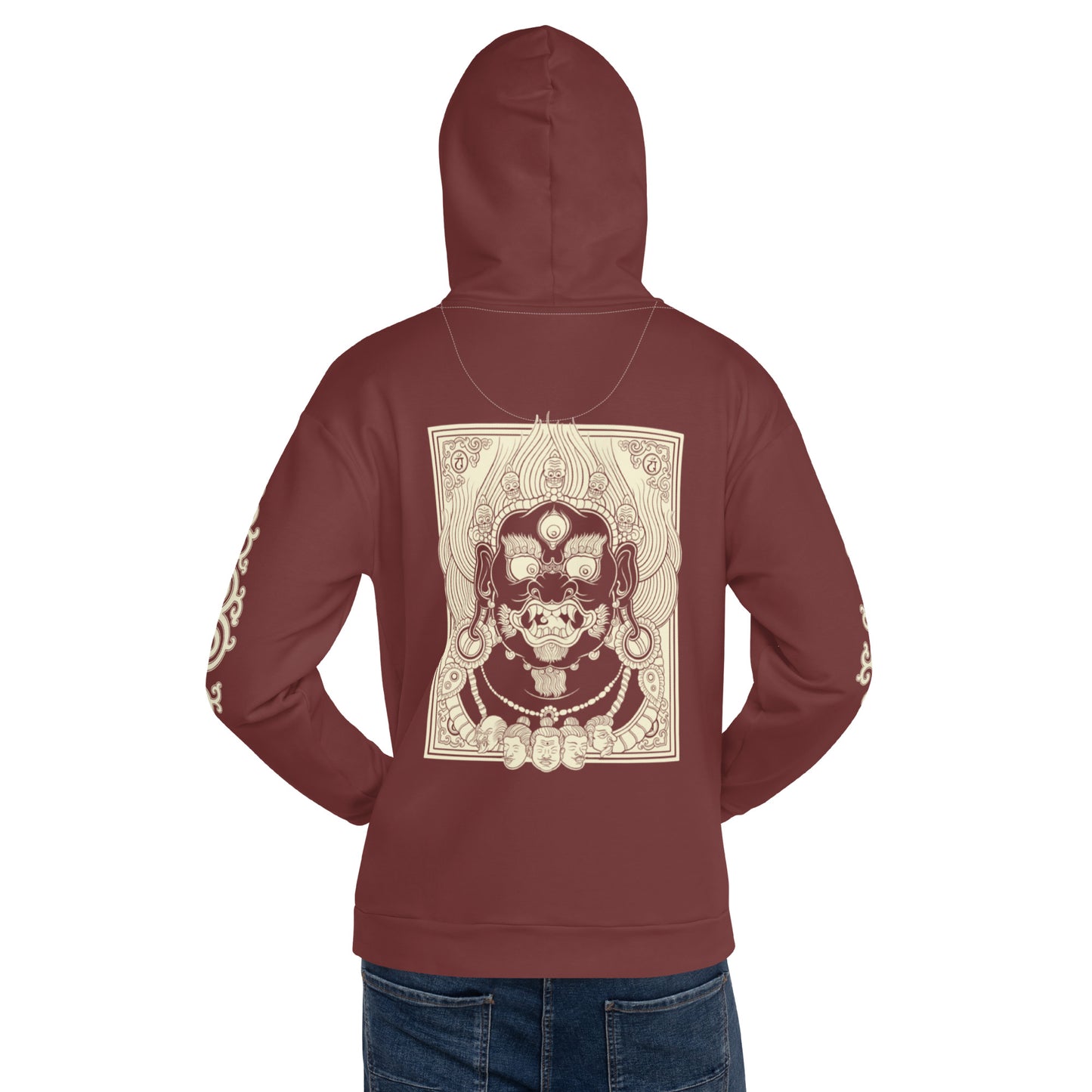 Mahakala - Red - Unisex Hoodie